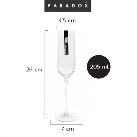 เเก้วเเชมเปญ Crackle Champagne