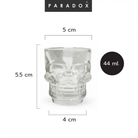 เเก้ว Skull Shot Glass