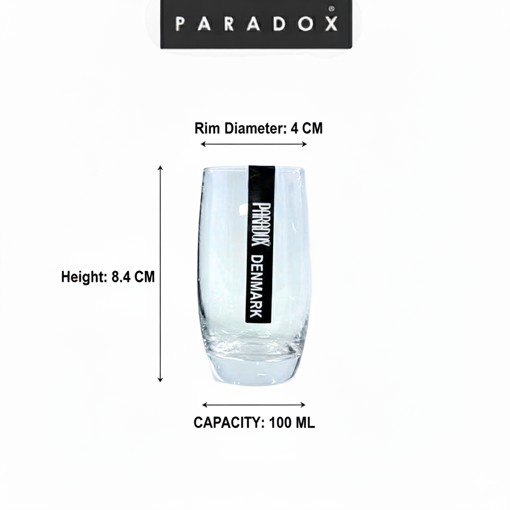 แก้วช็อต แก้วเหล้าใสทรงสูง  3 ใบ (Shot Glass) รูปที่ 3