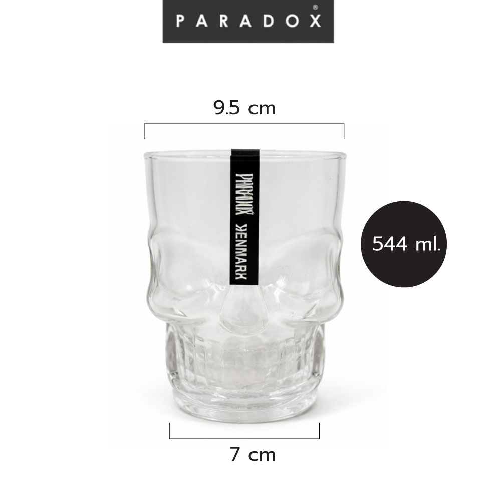 เเก้วเบียร์ทรงหัวกะโหลก  Skull Beer Glass รูปที่ 2