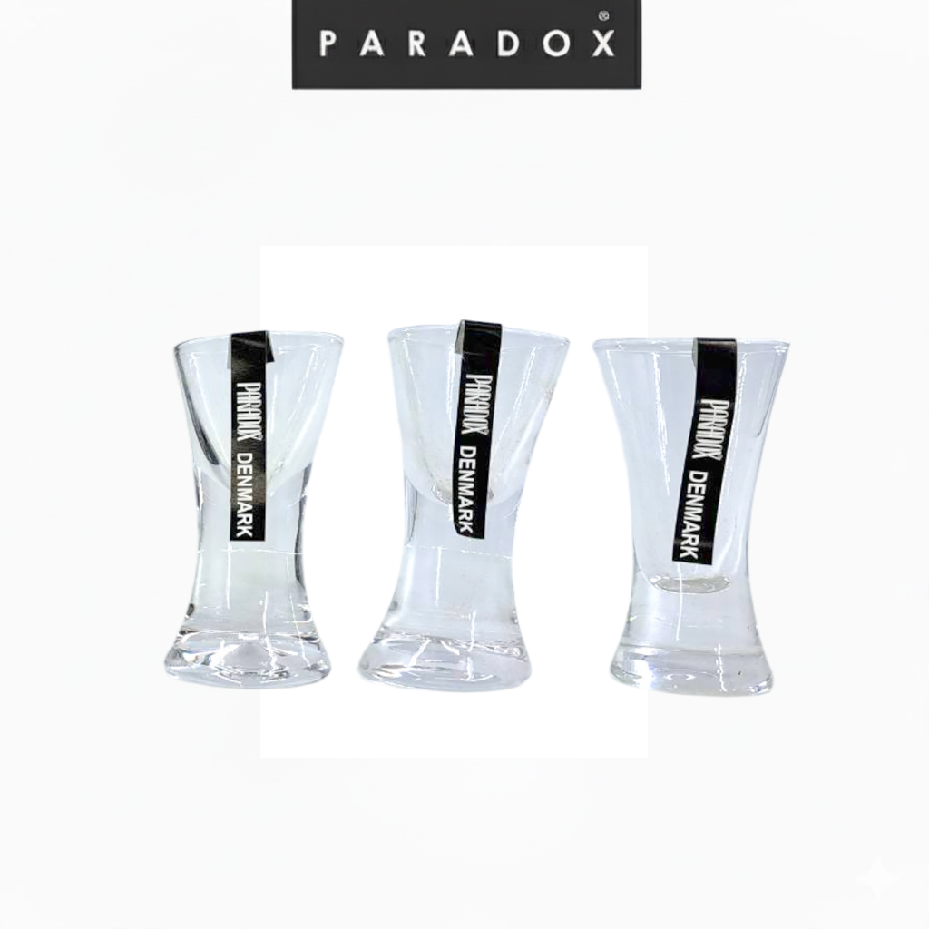 แก้วช็อต แก้วเหล้าใสทรงสูง  3 ใบ (Shot Glass) รูปที่ 2