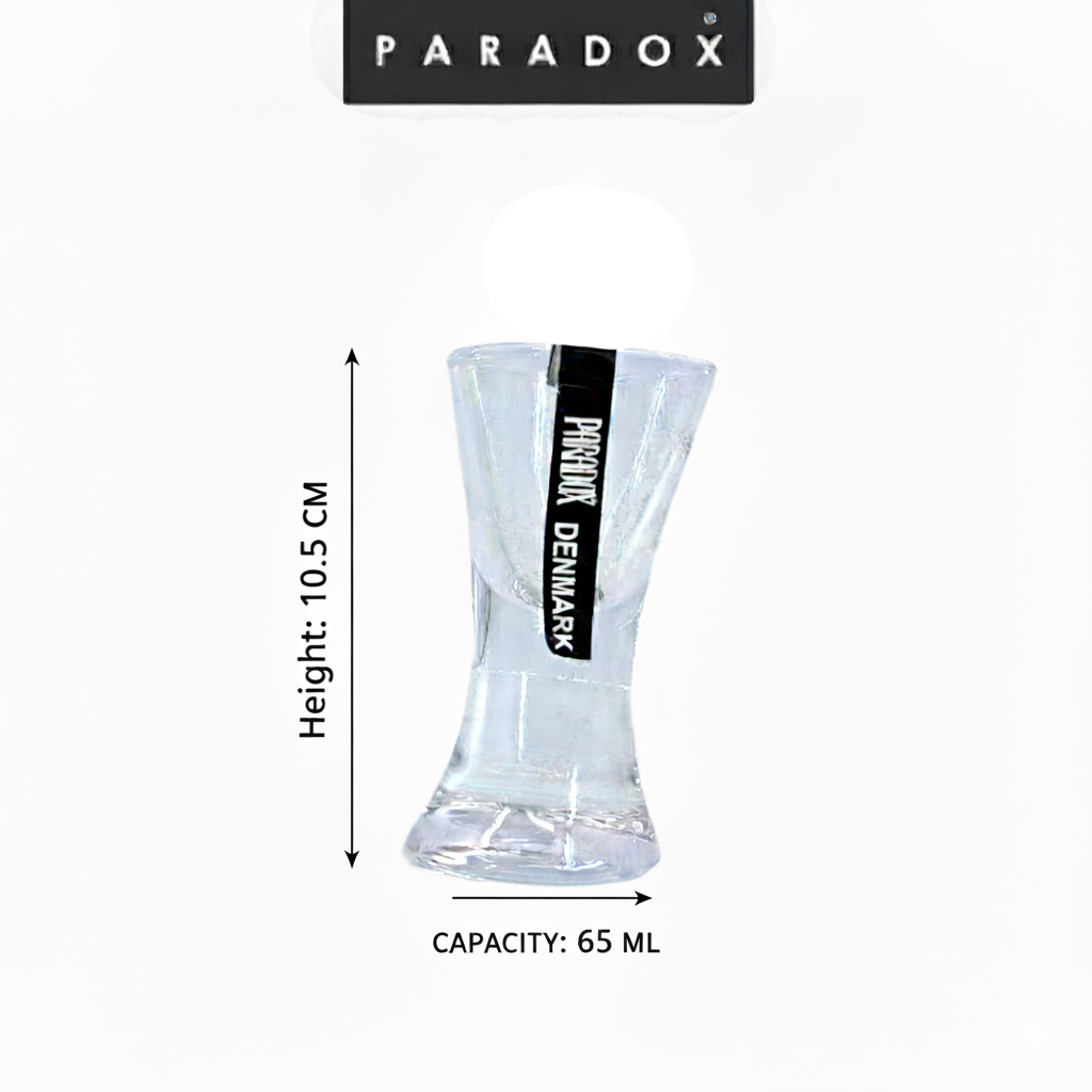 แก้วช็อต แก้วเหล้าใสทรงสูง  3 ใบ (Shot Glass) รูปที่ 3